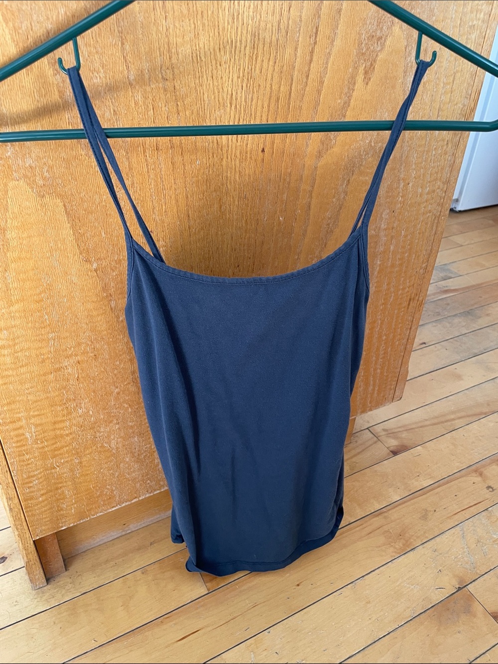 Time and Tru Black Spaghetti Strap Camisole